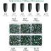 Beadsland 7200PCs Flatback Rhinestones - Clear Round Crystal Gems for Handicrafts Mixed Sizes with Wax Pencil Kit Emerald Green SS3-SS10 - Buy Online on GoSupps.com