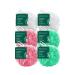EcoTools Exfoliating EcoPouf Shower Loofah Scrubs & Cleanses Pouf with Recycled Netting Exfoliation Removes Dead Skin Eco-Friendly Bath Accessory Cruelty-Free Color May Vary 6 Count (60g)