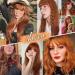 Faelbaty Long Curls Orange Pony Wig - Ombre Brown to Orange for Women | Natural Curly Wig for Party & Cosplay - Buy Online on GoSupps.com