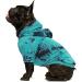 Fitwarm Tie Dye Dog Hoodie Sweatshirt with Pocket - Azure Blue - Buy Online on GoSupps.com