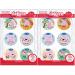 Dekora - 12 Mini Pig Edible Discs for Cupcakes Muffins or Cookies cake toppers - 5.8 cm