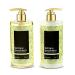 Luxury Lemon Citrus Hand Soap Set - 16 fl oz Aromatic Nourishing Formula in Wooden Holder | Perfect Mother's Day Gift for Mom - Soft & Clean Skin - Buy Online on GoSupps.com