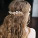 Bridal Hairpiece - Bridal Hair Accessories - Bridal Hair Clip Wedding Hair Comb Leaves Hair Piece Head Pieces Gold - Buy Online on GoSupps.com