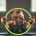 Bluefinity Pilates Ring - Green Resistance Fitness Ring 37cm with Exercises & Padded Double Handles - Ideal for Yoga & Strength Training - Buy Online on GoSupps.com