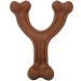 Nylabone Wishbone Dog Chew Toy for Adult Dogs - Bison Large/Giant Size | Durable Ergonomic Design | For Puppies and Adult Dogs | 1 Count - Buy Online on GoSupps.com