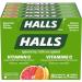 Halls Triple Soothing Action No Sugar Added Cough Drops Extra Strong Menthol 9 count 20 Packs & Vitamin C Assorted Citrus Cough Drops 9 count 20 Packs MEDICATION + MEDICATION EJO1-6393 - Buy Online on GoSupps.com