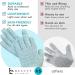 Exfoliating Glove Set (4 Pcs) - Bath and Shower Exfoliating Gloves for Smooth Skin - Spa Massage and Body Scrub - Men and Women - Buy Online on GoSupps.com