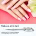 Eagerbeauty Stainless Steel Cuticle Scissors - Curved Blade Small Scissors for Nails, Eyebrows, Eyelashes, Dry Skin - Nail Trimming Tool - Buy Online on GoSupps.com
