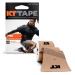 KT Tape PRO 10inch PreCut Strips Stealth Beige - Precut Tape