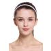 WIG ME UP CXT-009-138 Braided Headband - 1cm Narrow White Costume Hairband for Traditional Styles - Buy Online on GoSupps.com