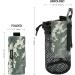 Buy Bassdash Tactical MOLLE Water Bottle Bag - Foldable Mesh Holder with Carabiner for Travel Fishing Hiking & Outdoor Activities | Jungle Camouflage - Buy Online on GoSupps.com