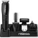 Men's 8-in-1 Rechargeable Shaver Grooming Kit | Full Trimmer Detail Trimmer Nose Trimmer Beard & Mustache Trimmer | International Shipping Available - Buy Online on GoSupps.com