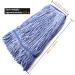 String Mop Heads Replacement Heavy Duty Commercial Grade Blue Cotton Looped End Wet Industrial Cleaning Mop Head Refills (3  Large) 3 Pieces Large (Pack of 3) - Buy Online on GoSupps.com