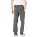 Champion Men's Powerblend Fleece Sweatpants | Open Bottom | Granite Heather | C Patch Logo | Regular & Big & Tall Sizes - Buy Online on GoSupps.com
