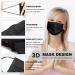 100PCS Kids Black Disposable Face Masks | Breathable Children's Safety Masks for Protection Against Air Pollution and Dust - Buy Online on GoSupps.com