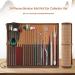 24 Pcs Complete Ear Care Set with Illuminated Bamboo Tools Ultimate Ear Cleaning Kit with LED Light Bamboo Roll Set Including Spiral Ear Spoon Tweezers and Feather Boar Bristles - Buy Online on GoSupps.com