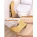 Easoger Bamboo Toilet Stool - 7'' Foldable Potty Step Stool for Squatting - 330 lbs Capacity - Buy Online on GoSupps.com
