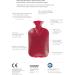 Fashy 0.8L Hot Water Bottle - Half-Lamella with 3D Surface | International Shipping Available - Buy Online on GoSupps.com