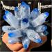 Natural Crystal Rough New Find Sky Blue Phantom Quartz Crystal Cluster Specimen (Size : 400-500g) - Buy Online on GoSupps.com