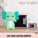 Mint Axolotl Microwavable Heating Pad - Cute Kawaii Plushie for Women and Kids - Hot/Cold Therapy Stuffed Animal - Perfect Axolotl Gift - Buy Online on GoSupps.com