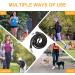 Adjustable Reflective Dog Leash for Large & Medium Dogs - 3M Nylon Lead with Double Carabiner Hooks - Buy Online on GoSupps.com