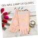 minkissy 1 Pair Golf Glove Gloves Nail Art Supplies Nail Art Accessory Accessories Radiation Protection Cotton - Buy Online on GoSupps.com