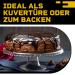 Diby's 900g Belgian Chocolate Drops | Ideal for Fondue & Fountains | Milk Chocolate Couverture Chips in Elegant Gift Box - Buy Online on GoSupps.com