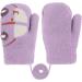 Fox Knitting Full Finger Gloves for Toddler Kids | Winter Thermal Plush Lining | 1-3 Yrs | Car/Purple - Buy Online on GoSupps.com