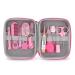 Baby Grooming Kit  11 in 1 Portable Baby Safety Care Set with Hair Brush Comb Nail Clipper Nasal Aspirator etc for Nursery Newborn Infant Girl Boys Keep Clean(Pink) (Pink)