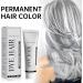 Silver gray hair color natural and durable fashionable and easy to use 100 ml - Buy Online on GoSupps.com