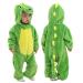 Doladola Unisex Kid's&Toddler's Costume Outfit Baby Boys Girls Flannel Animal Hooded Rompers Jumpsuit 2 5-3 5 Years Green Dinosaur