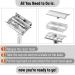 Bates Stainless Steel Double Edge Razor Blade 40 Pack - Premium Safety Razor Blades for Men's Shaving - Buy Online on GoSupps.com