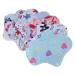 Healeved 7pcs Womens Pads Underpants for Women Reusable Period Pads Cloth Panty Liners Reusable Menstrual Pads Washable Cloth Pad Storage Bag Panties Women's Printed Tarpaulin Reusable Pads