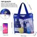 Portable Shower Mesh Caddy Bag for Travel and Swimming - Quick Dry Toiletry Organizer with Zipper (Dark Blue) - Buy Online on GoSupps.com