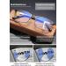 Buy Lanomi Varifocal Glasses | Metallic Progressive Multifocal Rectangle Full Frame with Blue Light Filter - Ultimate Reading Aid - Buy Online on GoSupps.com