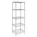 Honey-Can-Do SHF-01054 5-tier chrome shelving unit, 250 lbs