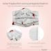 Dance Pattern Children's Face Mask - Washable 100% Cotton Filter Bag & Nose Bracket | Oeko-Tex Standard 100 - Thin Red Gray Trees Design - Buy Online on GoSupps.com