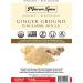 Minerva Spices Organic Ginger Ground 5 Pounds 2.26 kg Premium Quality 100% Pure Non-GMO Vegan Gluten-Free and Kosher Certified - Buy Online on GoSupps.com