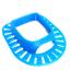 New! Omnipod Grip Shield with Comfort Ring-Designed by Deck My Diabetes. Reusable  Flexible One-Handed Application(Two Overlay Patches Included) - Sky Blue