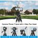 5 in 1 Aluminum Camera Tripod & Monopod for DSLR, iPhone & Camcorder - Black - Buy Online on GoSupps.com