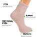 American Made Women's Diabetic Ankle Socks | Non-Binding Top | Seamless Toe | 3 Pairs 9-11 Pink - Buy Online on GoSupps.com