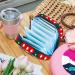 Geometric Blue Women's Binding-Up Bag | Menstrual Cup Pocket & Portable Period Bag for Girls & Women - Buy Online on GoSupps.com