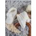 Royal Icon Newborn Baby Booties 0-3 Months - White Pom Pom Bootees RI408 - Buy Online on GoSupps.com