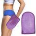 Beaupretty 2pcs Exfoliating Mitts - Shower Gloves for Dead Skin Removal | Purple Bathing Scrubbers - International Shipping Available - Buy Online on GoSupps.com