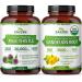 Zazzee USDA Organic Dandelion & Milk Thistle Supplements | 10:1 Organic Dandelion Root Extract Plus 50:1 Milk Thistle Extract Capsules | Liver Cleanse Detox Bundle