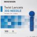 McKesson Twist Lancets 30 Gauge | Push Button Activation | 1.8 mm Depth | 100 Count - Buy Online on GoSupps.com