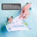 Nitras Clean Care Moist Washing Gloves with Aloe Vera & Chamomile | Soft & Heated Towels for Face Body & Hands - 8 Pack | Size 23x14 cm - International Shipping Available - Buy Online on GoSupps.com