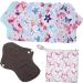 Healvian 7pcs Women's Briefs & Cloth Menstrual Pads Set with Bamboo Charcoal Storage Bag - Washable & Reusable - Buy Online on GoSupps.com