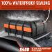 21 Cubic Feet Waterproof Car Rooftop Cargo Carrier Bag | Heavy Duty 840D Roof Bag for All Vehicles | Anti-Slip Mat, Door Hooks, Storage Bag & 2 Extra Straps Included | Black - Buy Online on GoSupps.com