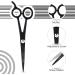 Focus World Uk FocusWorld Professional Hairdressing Scissors 6.5 Inch Black 1 count 1 Count (Pack of 1) Black - Buy Online on GoSupps.com